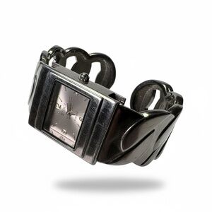 🧚🏻‍♀️ Studio Time Gun Metal Tone Quartz Cuff Bracelet Watch – New With Tags